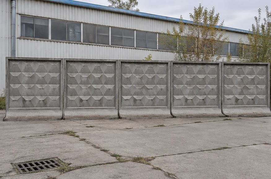 Самостоящие заборы: иллюстрация конструкции